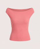 Peachy $|& SEAS Eden Pleated One Shoulder Top - Hanger Detail