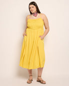 Pineapple $|& SEAS Regal Smocked Dress - UGC On Fig