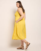 Pineapple $|& SEAS Regal Smocked Dress - VOF Front