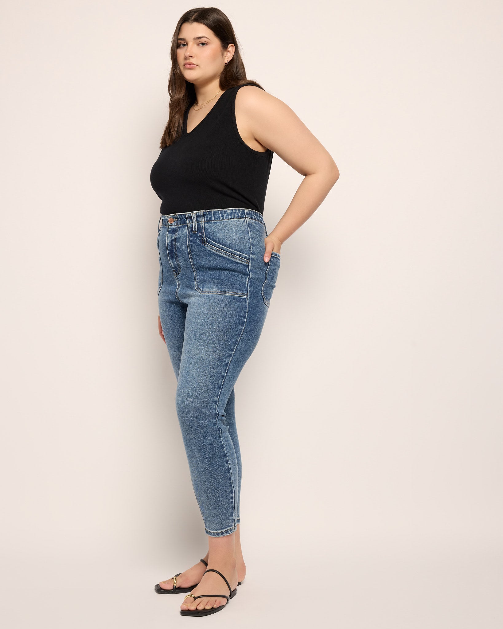 Storm $|& Herizon Elm Skinny Jean - SOF Front