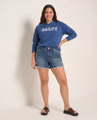 Storm $|& SEAS Maple Distressed Short - UGC On Fig