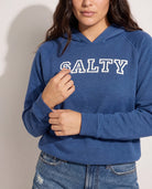 Navy $|& SEAS Salty Graphic Hoodie - SOF Full Front