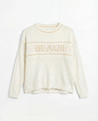 Off White $|& Cozy CO Beach Crochet Sweater - Hanger Detail