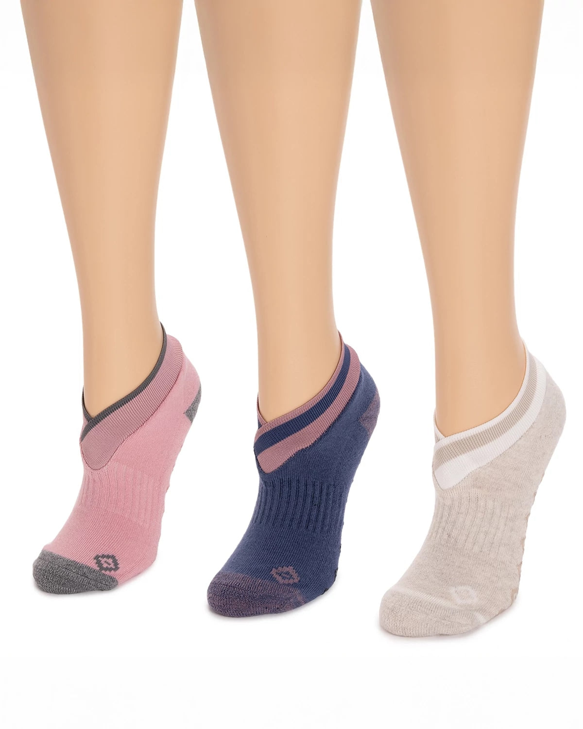 Bloom/Blue Pack $|& MUK LUKS Studio Sock 3PK - VOF Detail