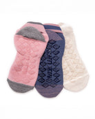 Bloom/Blue Pack $|& MUK LUKS Studio Sock 3PK - Hanger Side
