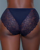 Peach/Raspberry/Navy Blue $|& Be Wicked Tracy Brief 3 Pack - SOF Back