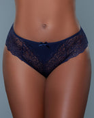 Peach/Raspberry/Navy Blue $|& Be Wicked Tracy Brief 3 Pack - SOF Side