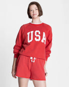 Red $|& Thread & Supply Jordan Top-USA - VOF Detail