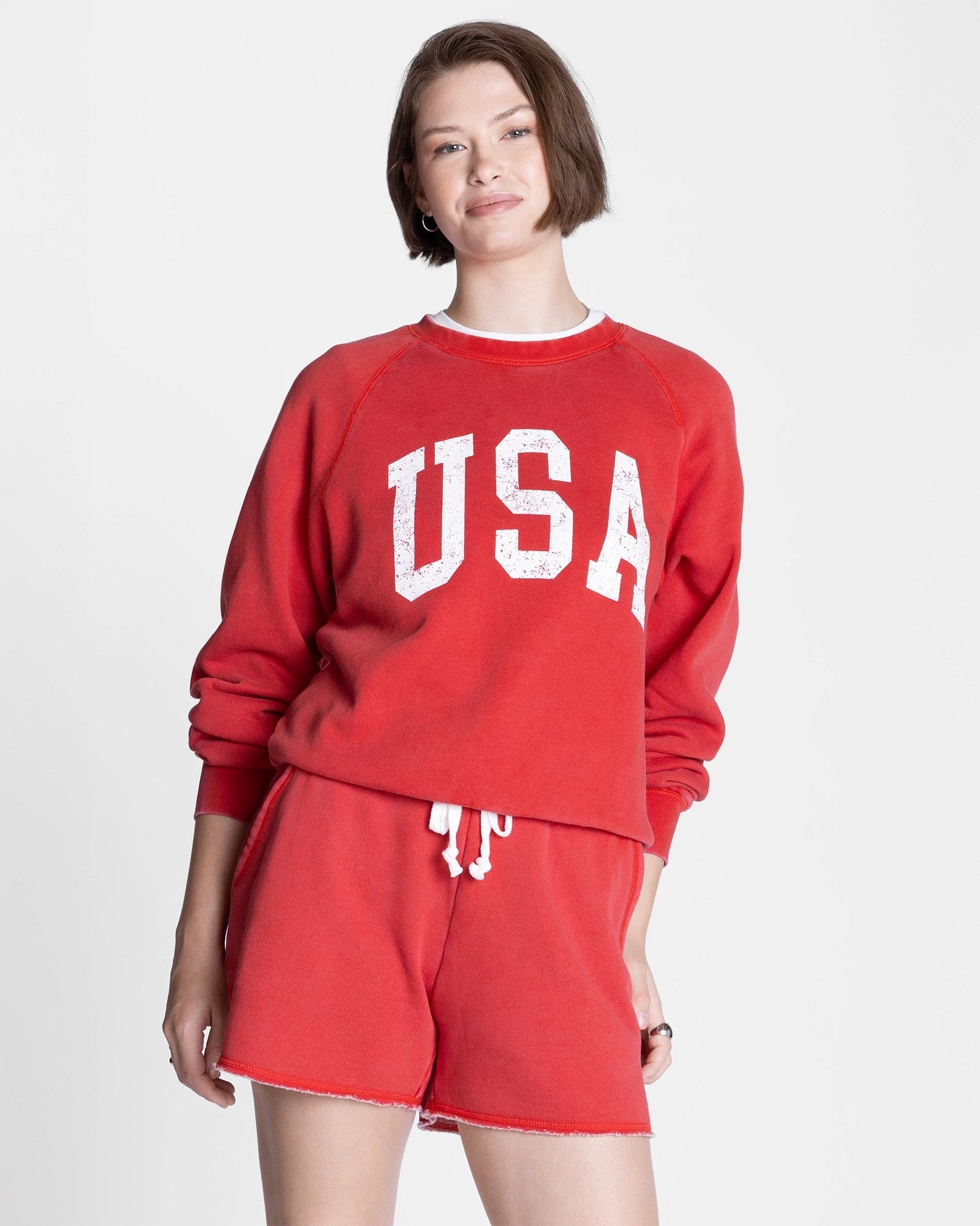 Red $|& Thread & Supply Jordan Top-USA - VOF Detail