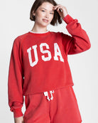 Red $|& Thread & Supply Jordan Top-USA - VOF Detail