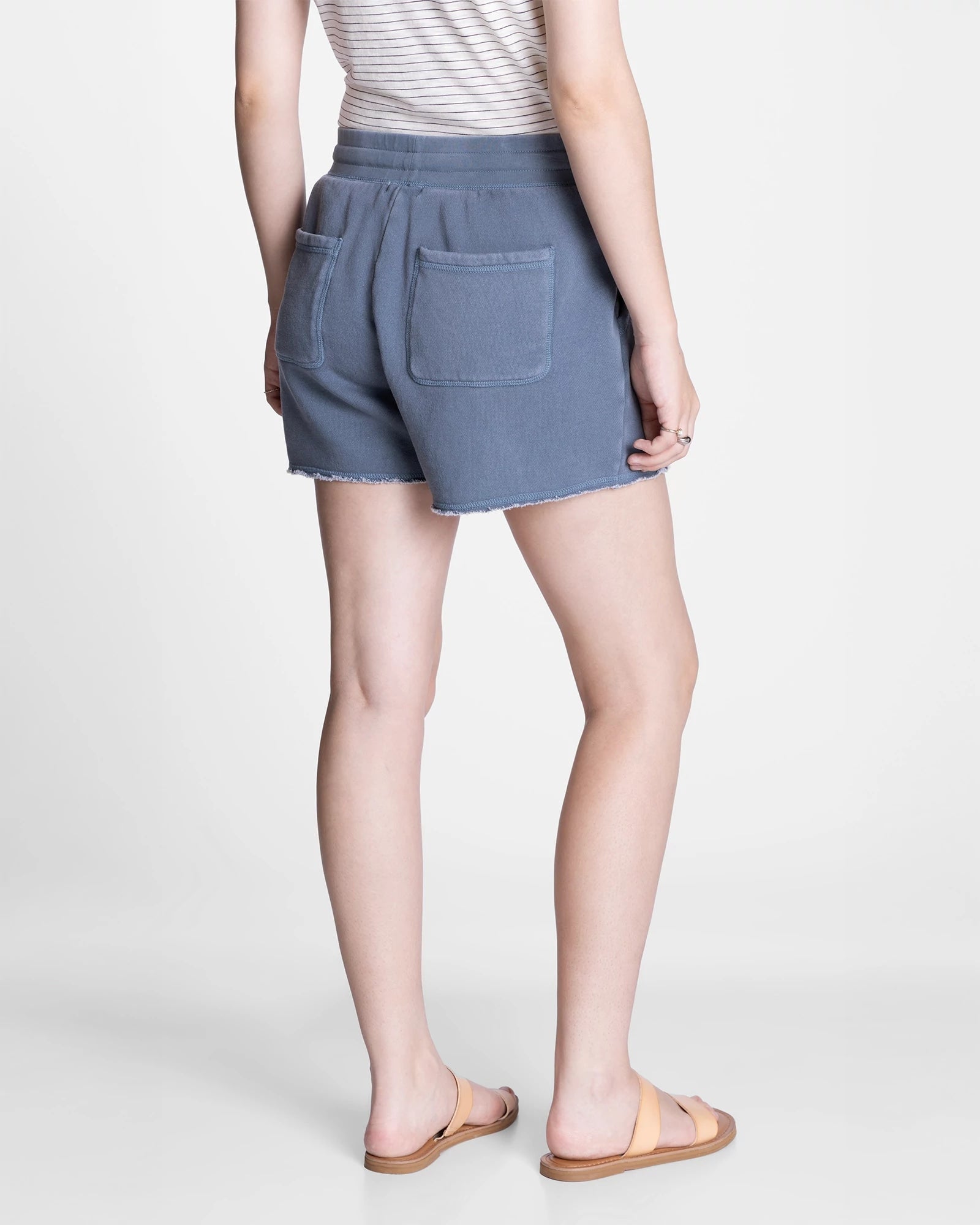 Navy $|& Thread & Supply Jordan Shorts - Hanger Side
