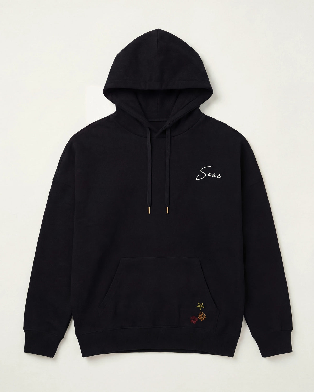 Midnight $|& SEAS Ryder "Tide Tripper" Graphic Hoodie - Hanger Detail