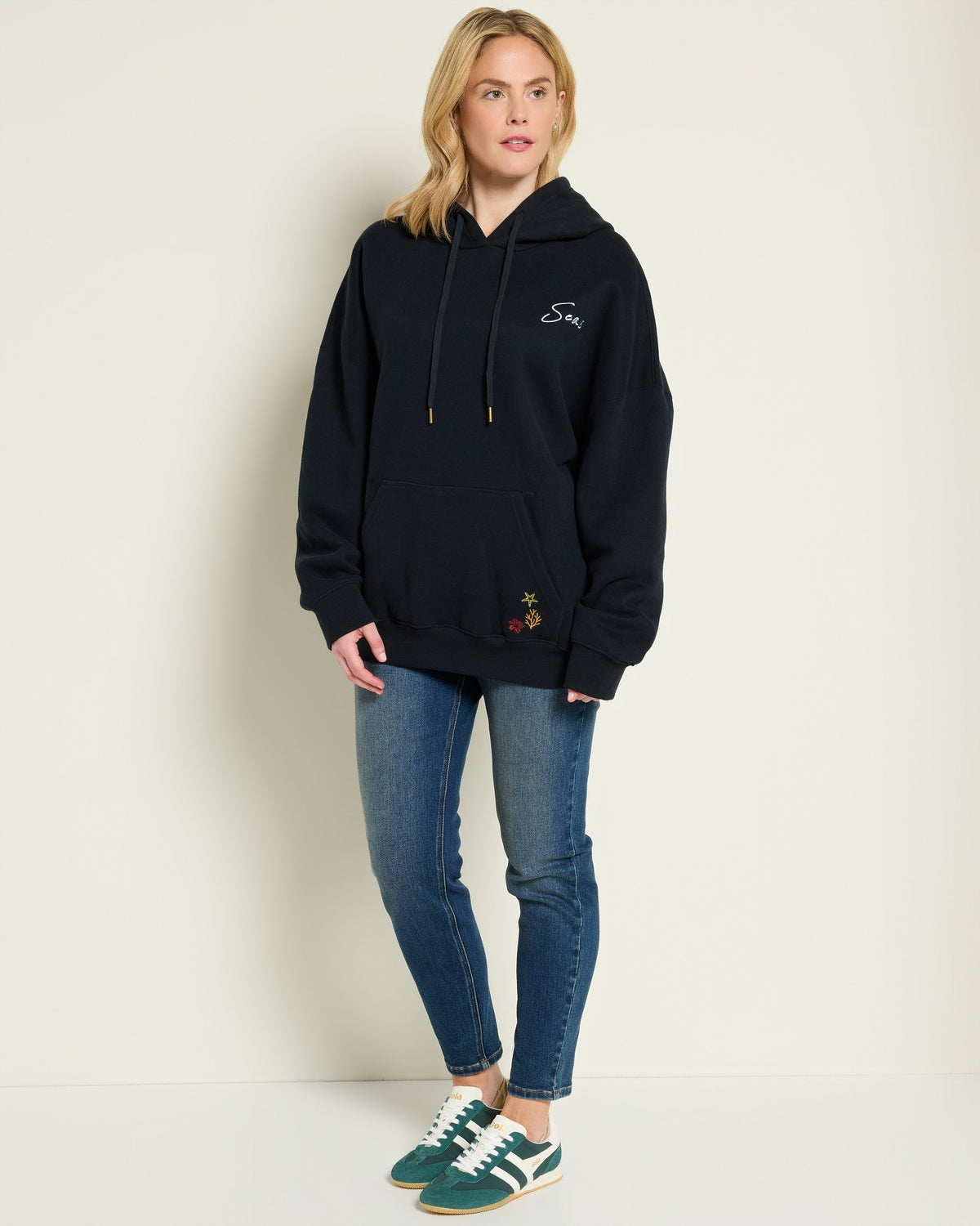 Midnight $|& SEAS Ryder "Tide Tripper" Graphic Hoodie - UGC On Fig