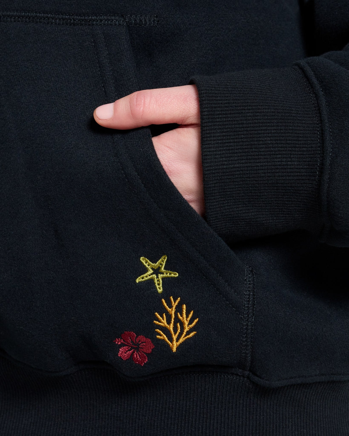Midnight $|& SEAS Ryder "Tide Tripper" Graphic Hoodie - VOF Front