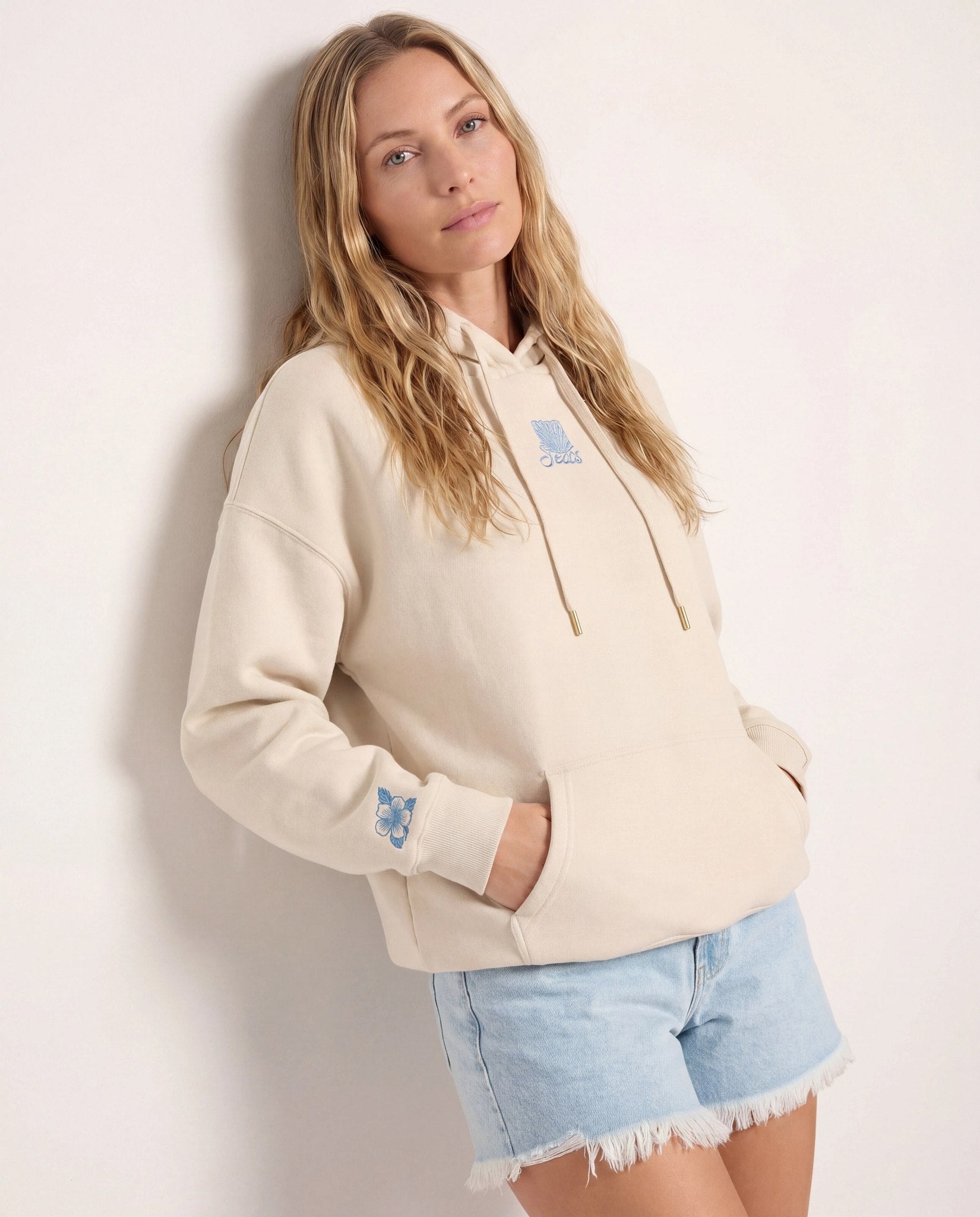 Cream $|& SEAS Ryder "Sun Chaser" Graphic Hoodie - SOF Front