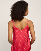 Red White $|& Skies Are Blue Double Strap Polka Dot Cami - SOF Back