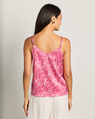 Mixed Berry $|& Skies Are Blue Double Strap Printed Cami - SOF Back