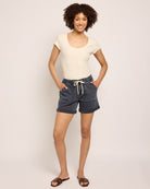 Navy $|& Vigoss Tie Waist Utility Short - UGC On Fig