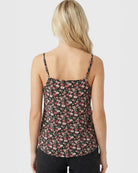 Navy $|& Staccato Floral Jersey Tank - Hanger Side