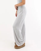 Heather Grey $|& Glyder Soft Flex Relaxed Straight Leg Pant - Hanger Front