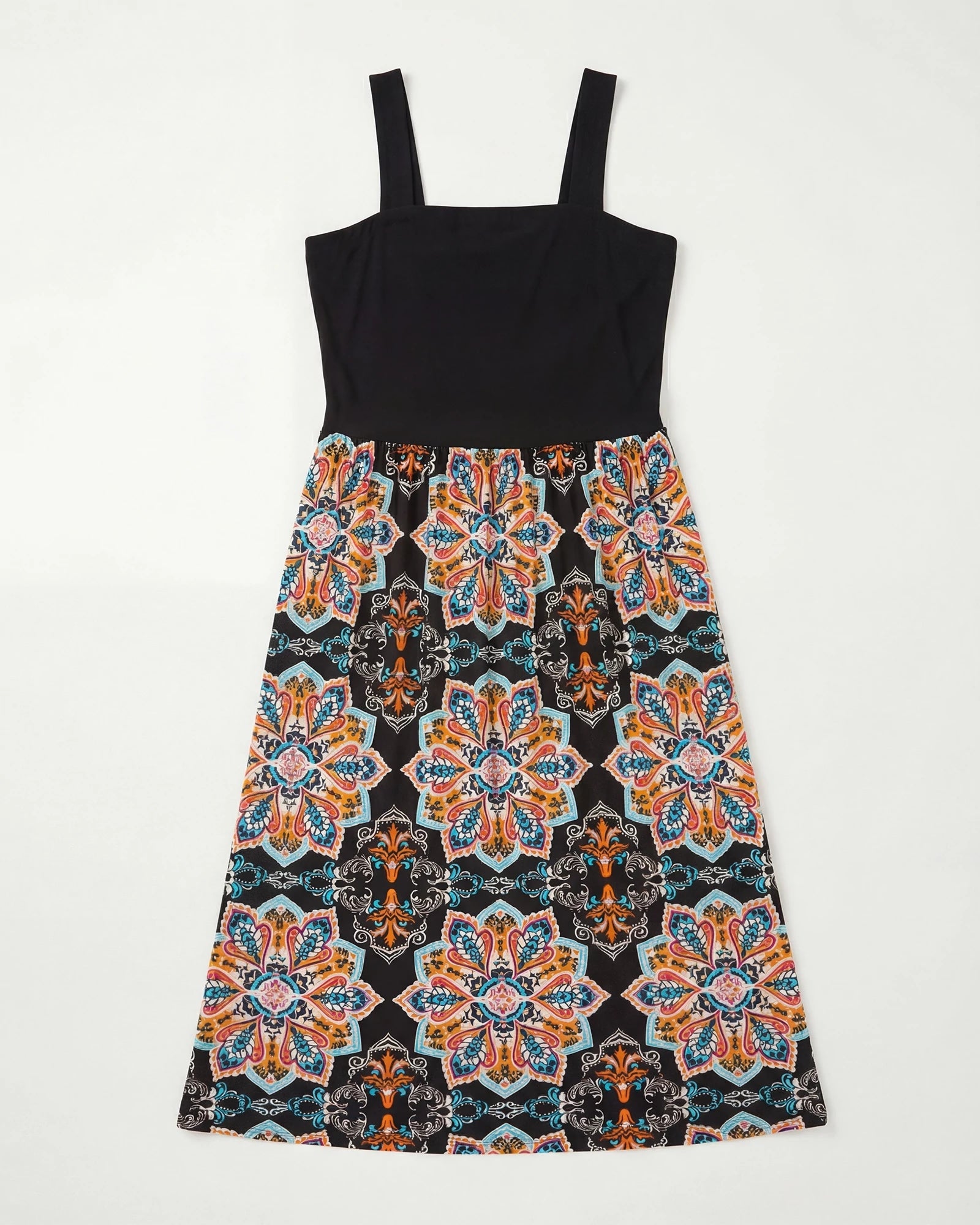 Black Multi $|& Loveappella Strap Dress - Hanger Detail