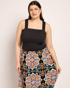 Black Multi $|& Loveappella Strap Dress - SOF Front