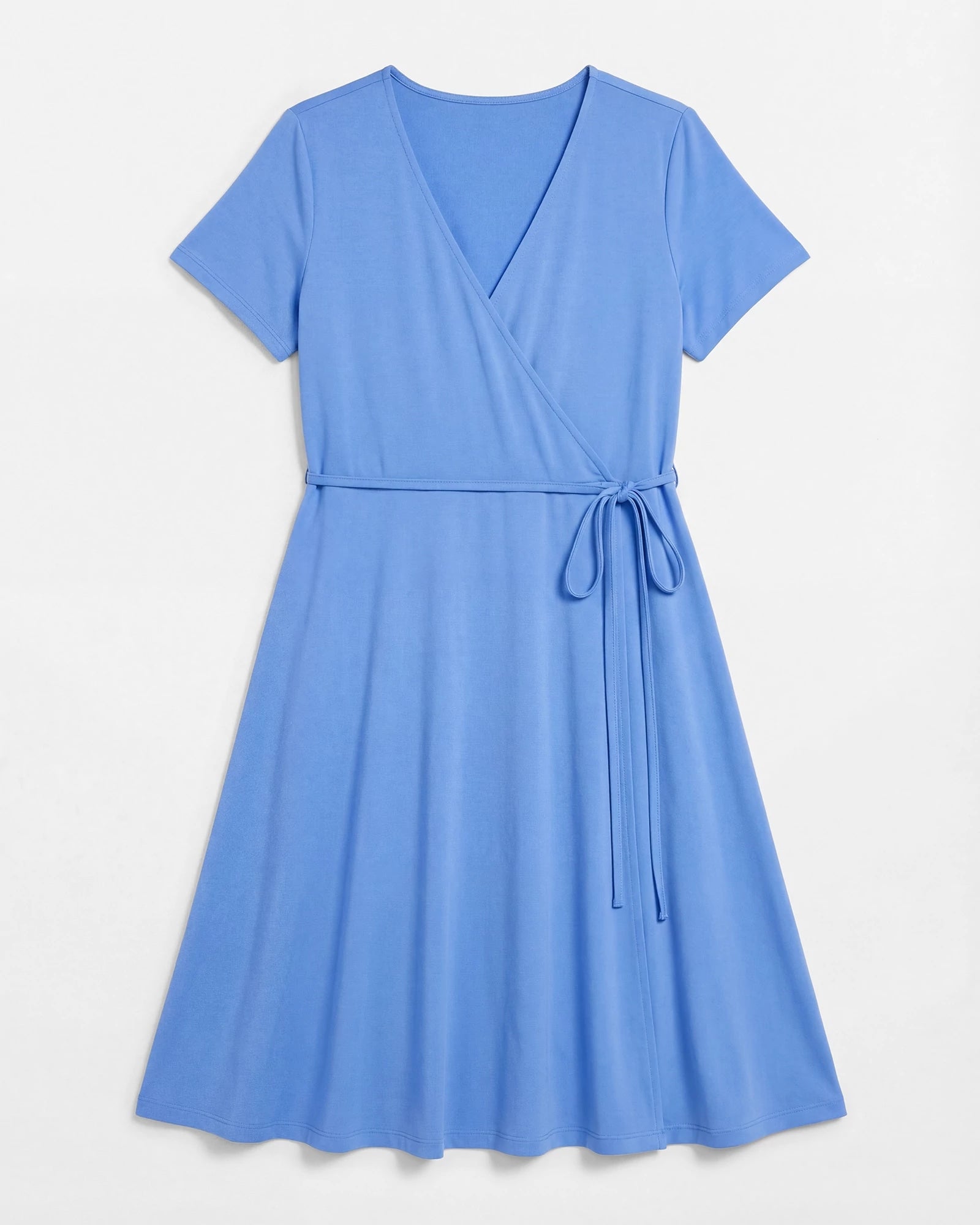 Denim $|& Loveappella Wrap Dress - Hanger Detail
