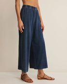 Indigo $|& Z Supply Scout Jersey Denim Pant - Hanger Front