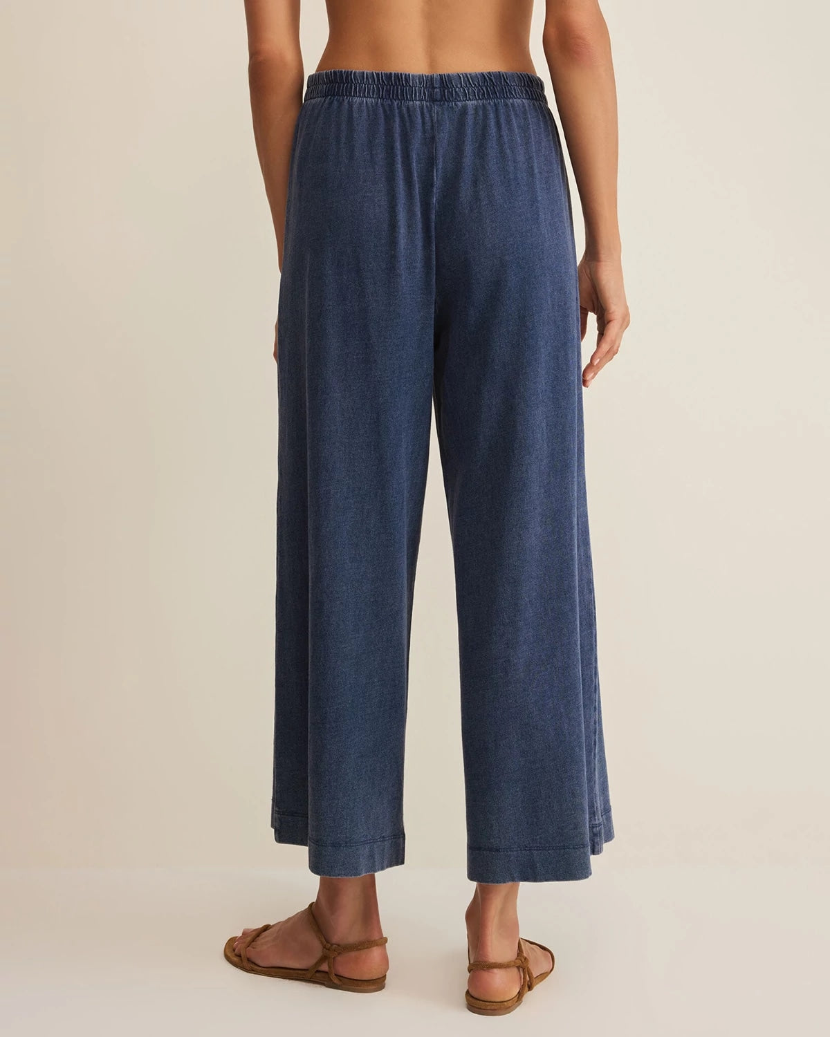 Indigo $|& Z Supply Scout Jersey Denim Pant - Hanger Side