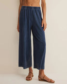 Indigo $|& Z Supply Scout Jersey Denim Pant - VOF Detail