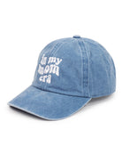 Denim Blue $|& David & Young In My Mom Era Embroidered Baseball Cap - Hanger Front