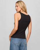 Black $|& Z Supply Rowe Scoop Tank - Hanger Side