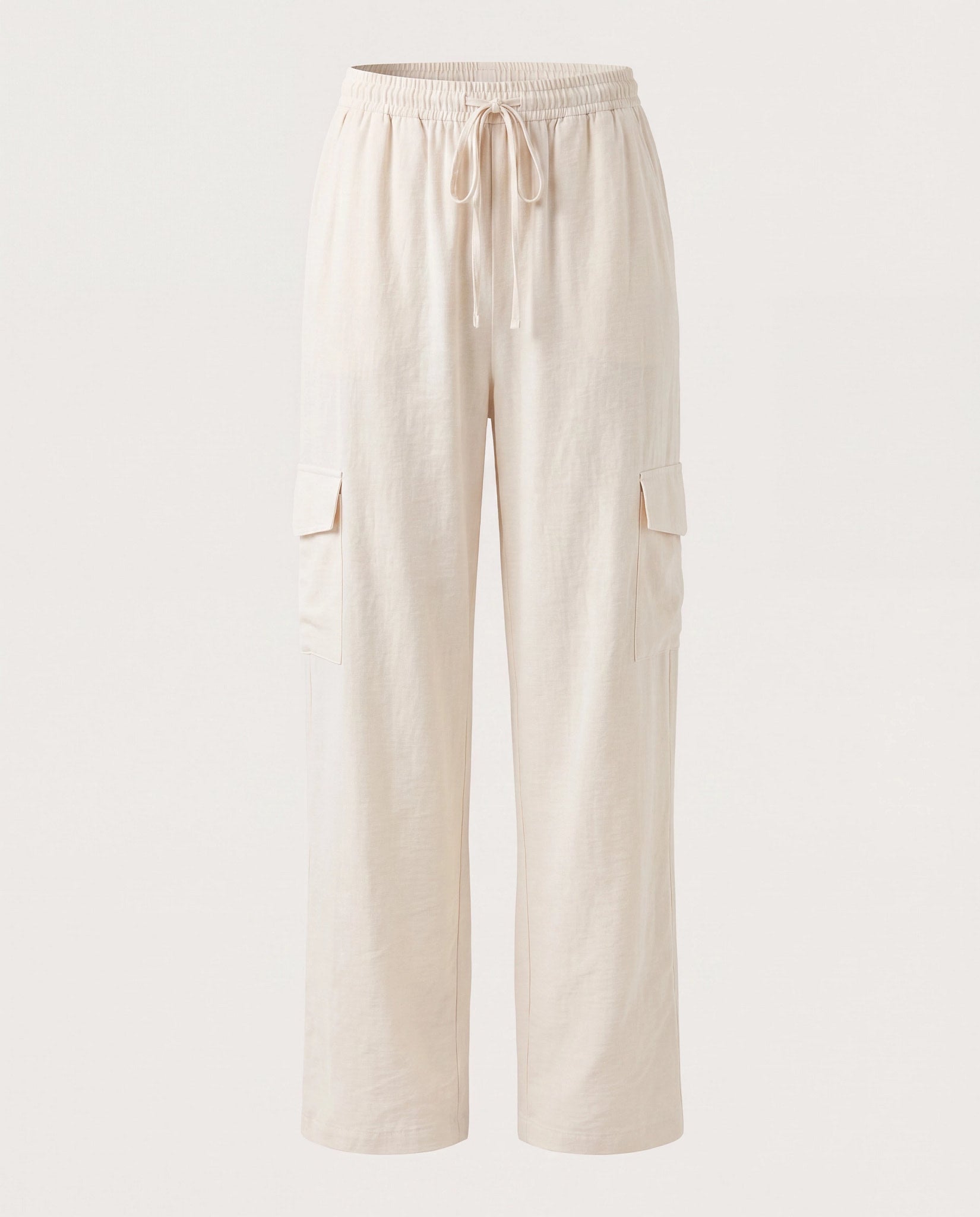 Sand $|& Salty Weekend Drawstring Waist Cargo Pant - Hanger Detail