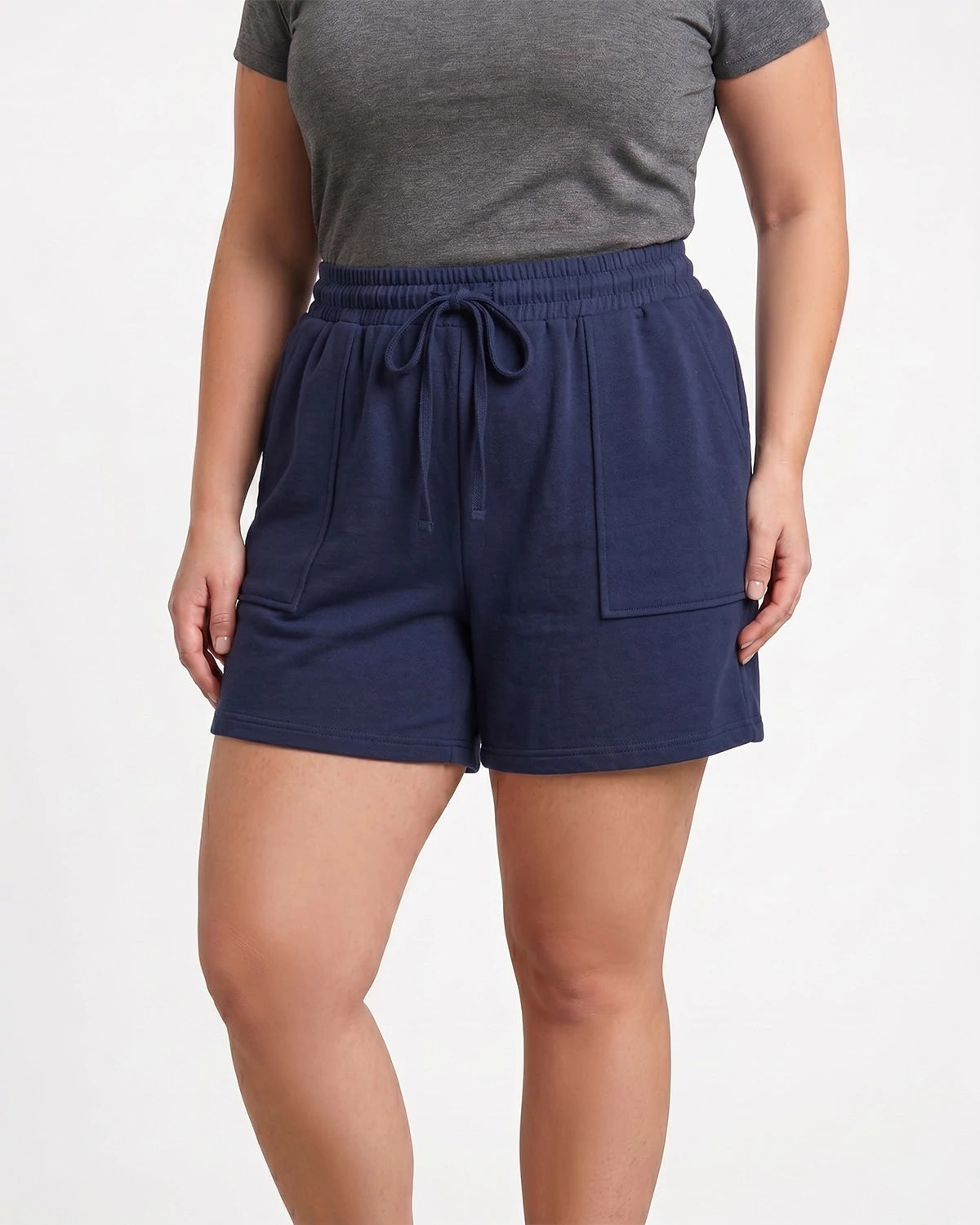 Navy $|& West Kei French Terry Short - VOF Detail