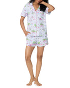 Belle Vie $|& Bed Head Short Sleeve Shorty PJ Set - VOF Detail