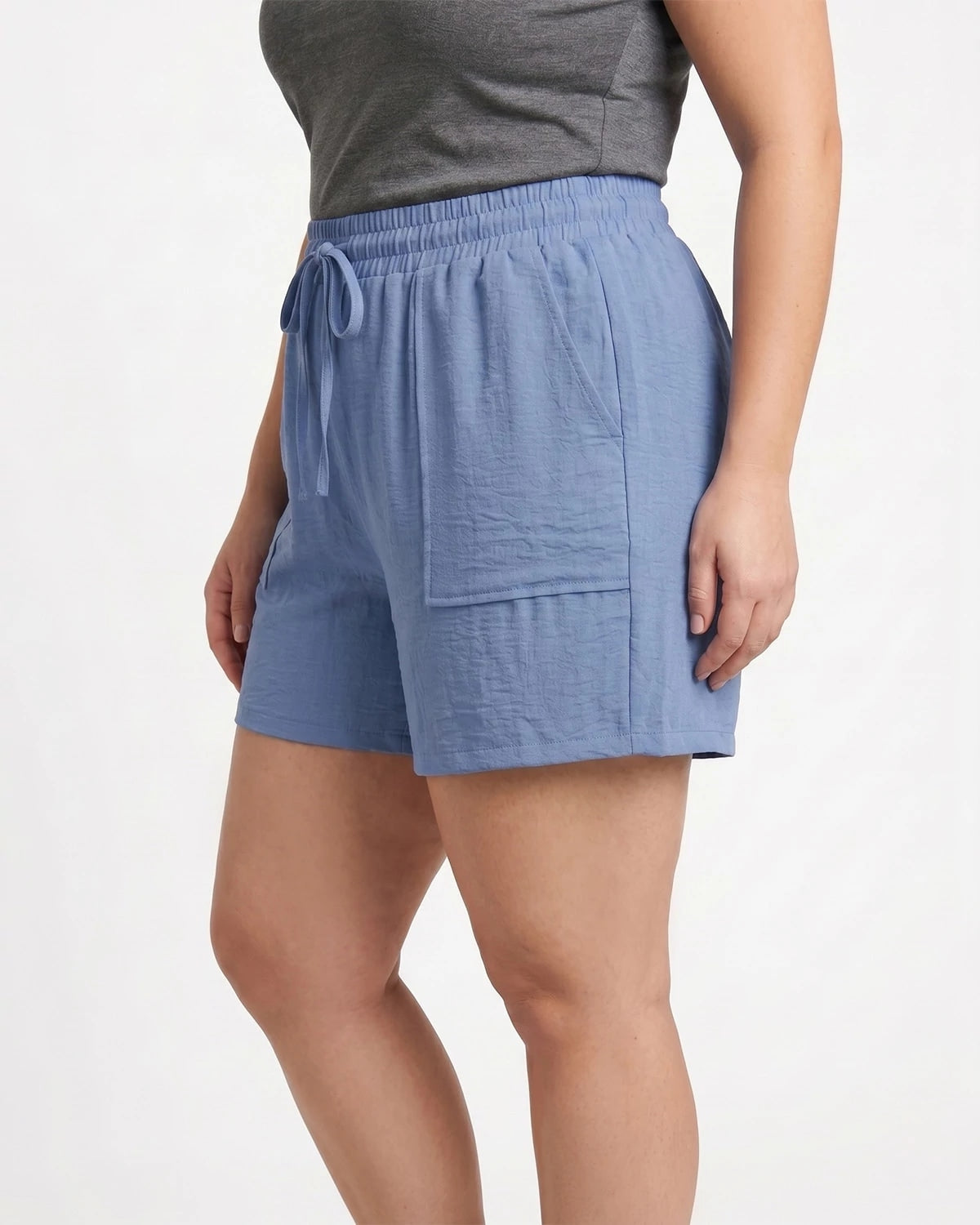 Provence Blue $|& West Kei Airflo Woven Short - Hanger Front
