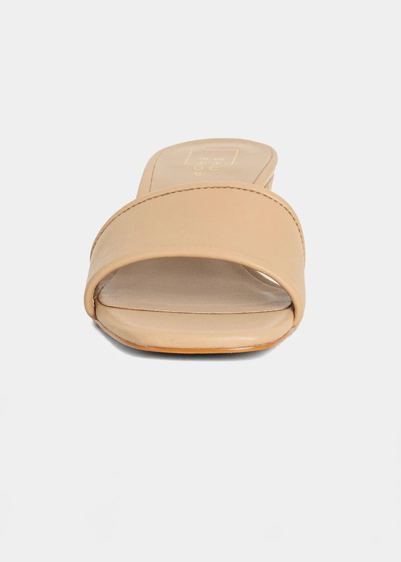 Nude $|& SHUSHOP Finley Heeled Sandal - Hanger Back