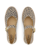 Natural Leopard Print $|& TOMS Carolina Mary Jane Espadrille - Hanger Front