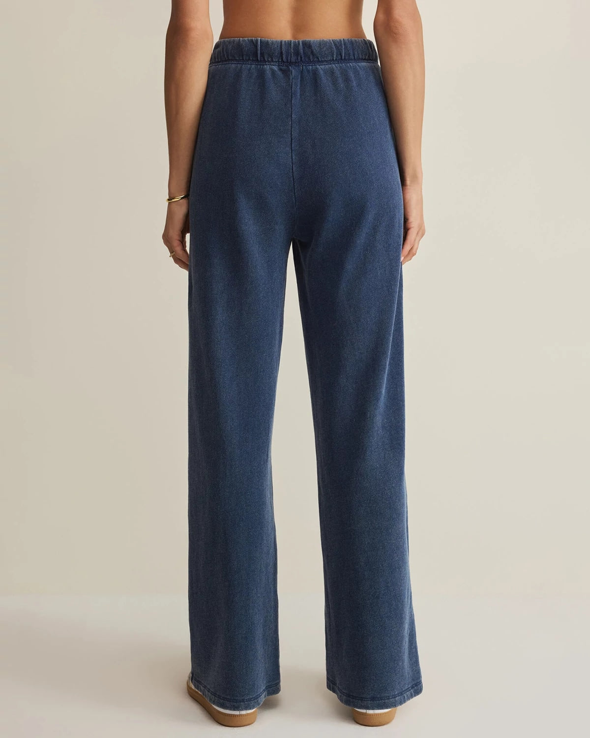 Indigo $|& Z Supply Hunter Knit Denim Pant - Hanger Side