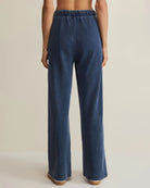 Indigo $|& Z Supply Hunter Knit Denim Pant - Hanger Side