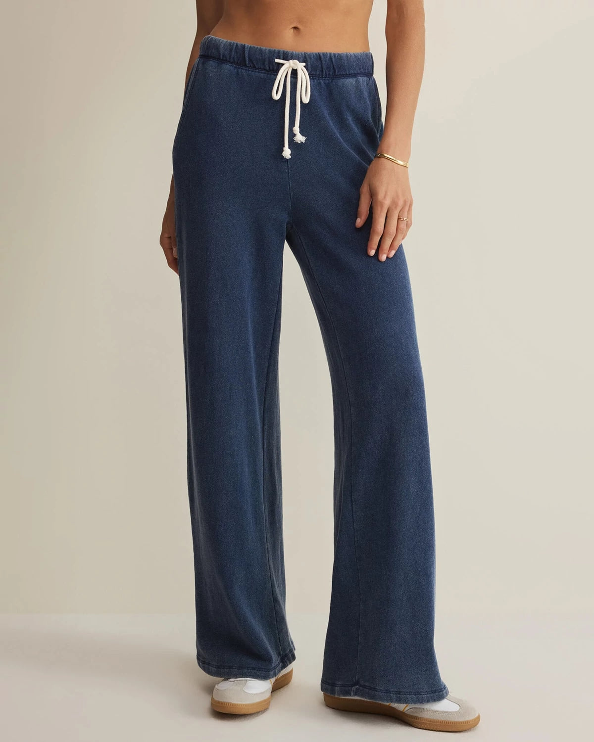 Indigo $|& Z Supply Hunter Knit Denim Pant - VOF Detail