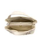 White $|& Joy Susan Flora Laser Cut Out Crossbody Tote - Hanger Back