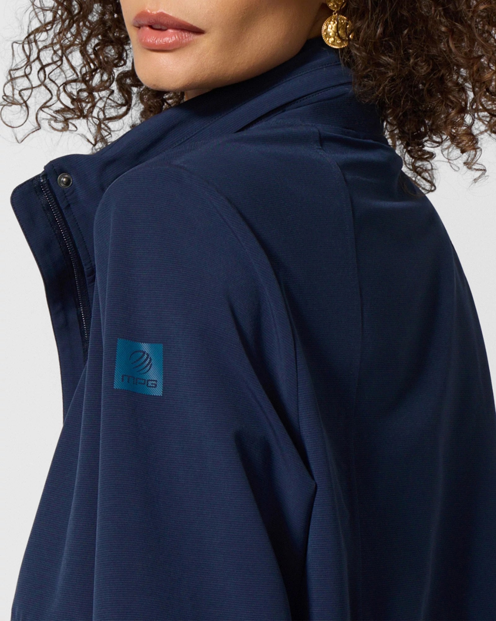 Navy Blazer $|& MPG Sport Ripstop Windbreaker - Hanger Back