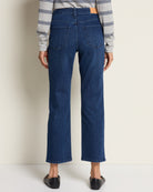 Katrina $|& Dear John Anika Mid Rise Slim Straight Leg Jeans - SOF Back