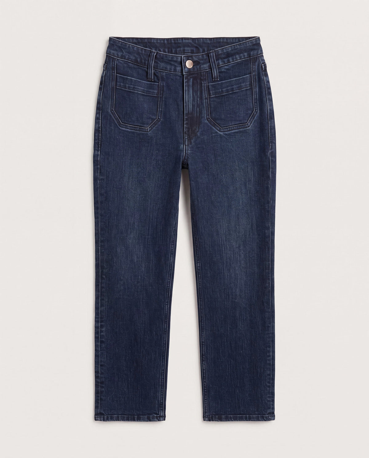 Katrina $|& Dear John Anika Mid Rise Slim Straight Leg Jeans - Hanger Detail