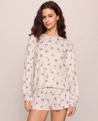 Sandstone $|& Z Supply Ella Cocktail Long Sleeve Top - VOF Detail