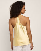Butter Yellow $|& Skies Are Blue Cowl Neck Racerback Cami - SOF Back