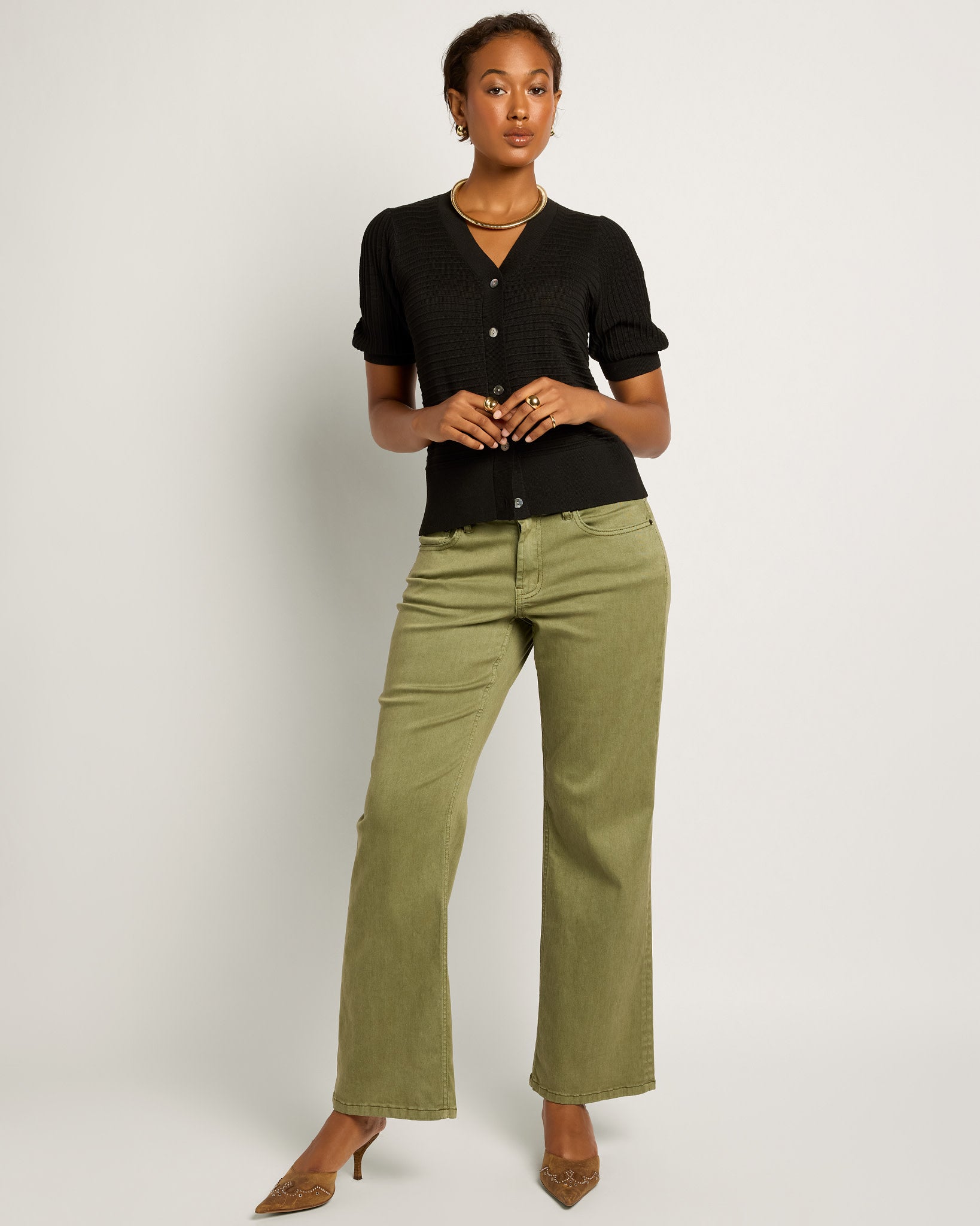 Black $|& SEAS Sunbelt Open Knit Sweater Top - UGC On Fig