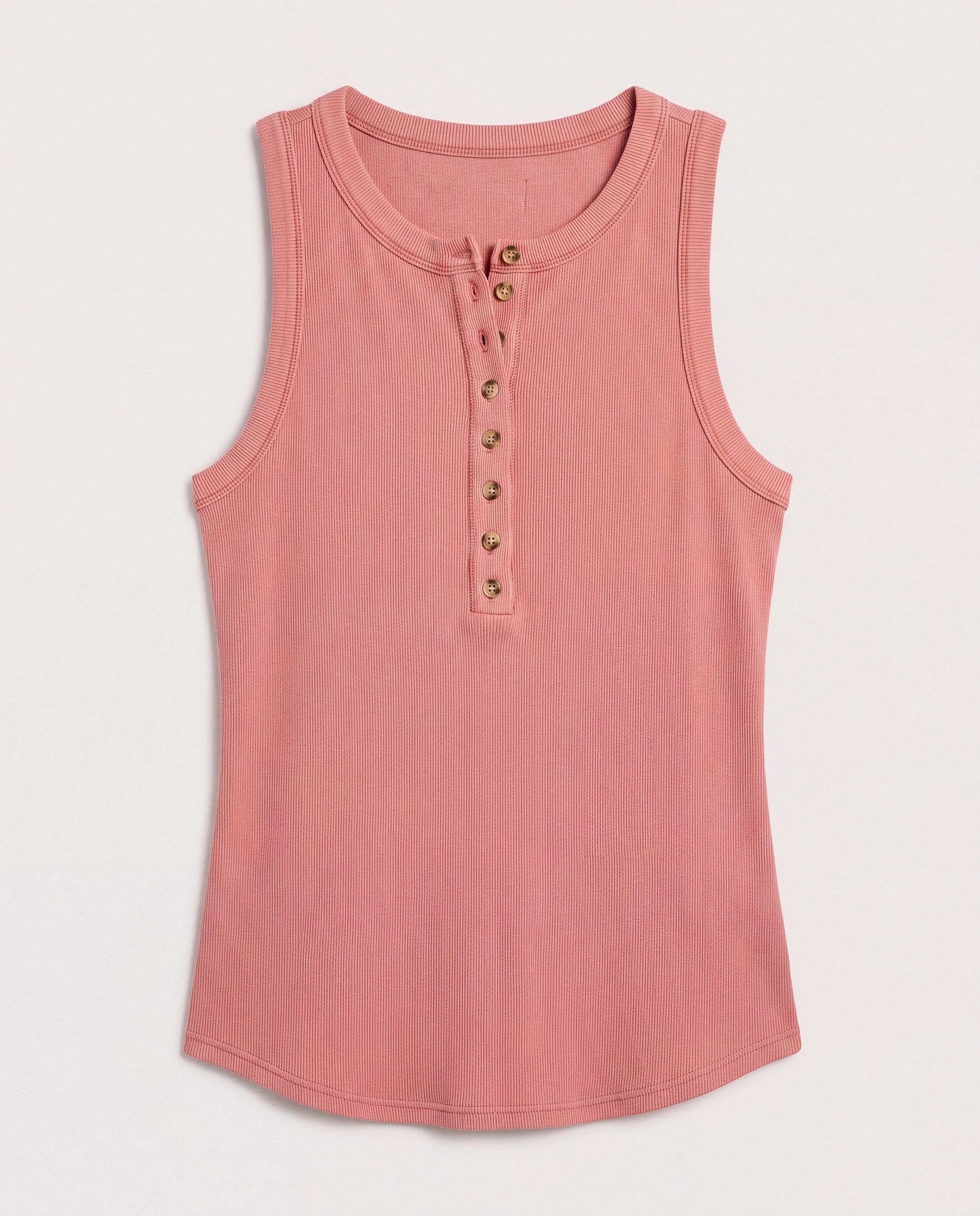 Cedar $|& SEAS Laura Henley Ribbed Tank - Hanger Detail
