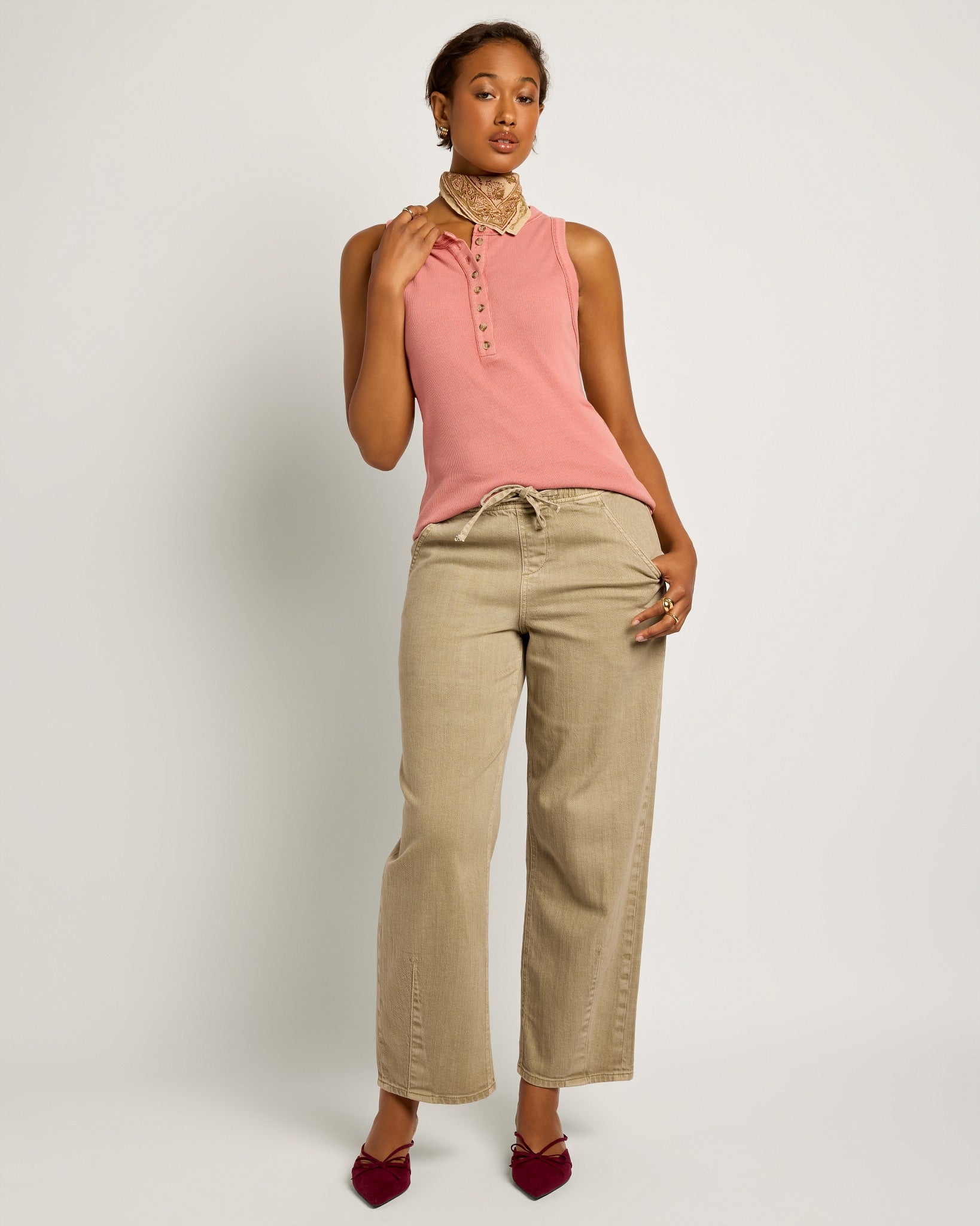 Cedar $|& SEAS Laura Henley Ribbed Tank - UGC On Fig